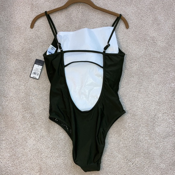 Olive One Piece Bathing Suit - Picture 5 of 6